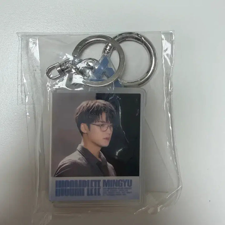 [BUNJANG] SEVENTEEN Mingyu Incomplete Recap Keyring / 세븐틴 민규 인컴플릿 리캡 키링입니다