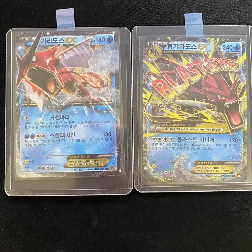 [BUNJANG] Pokemon Card Shiny Gyarados ex Mega Bundle / 포켓몬카드 고대 갸라도스ex 이로치 일괄(등급가능)