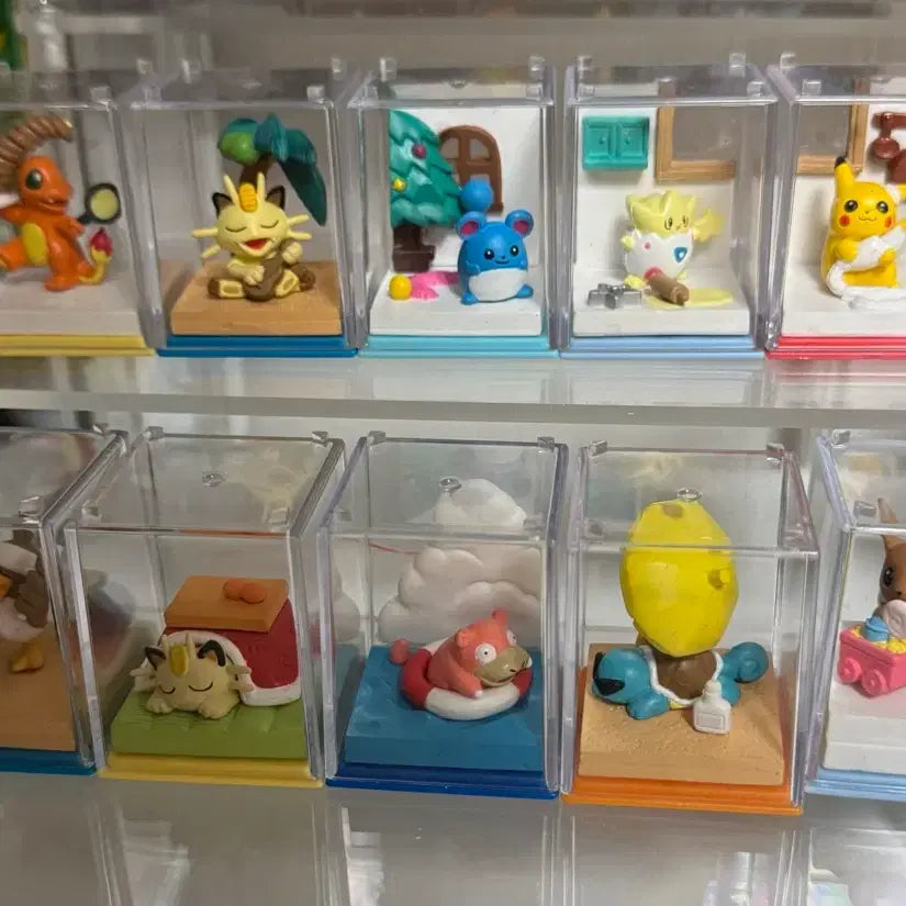 [BUNJANG] Pokemon Re-Ment Pokemon Party Heisei Retro Figure Pikachu Squirtle Set / 포켓몬 리멘트 포켓몬파티 헤이세이 고전 레트로 피규어 피카츄 꼬부기