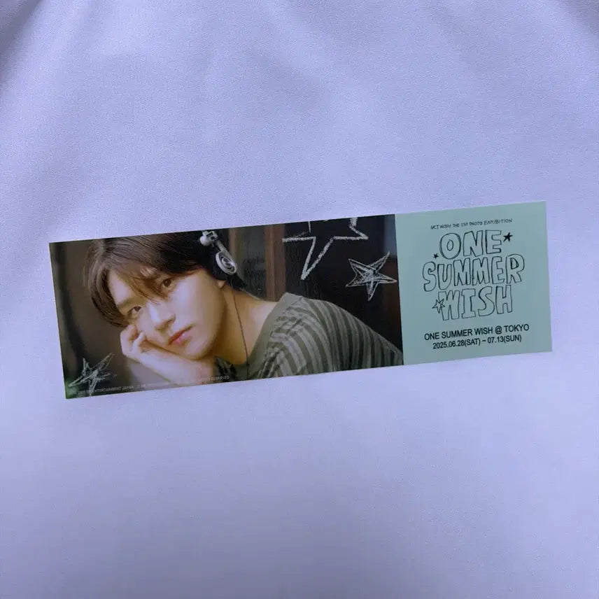 [BUNJANG] NCT WISH ONE SUMMER WISH Tokyo Exhibition Ticket Jaehee / 엔시티위시 일본 도쿄 여름 전시회 ONE SUMMER WISH 입장 티켓 재희