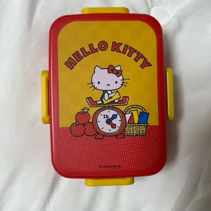 [BUNJANG] Sanrio Hello Kitty Classic Design 4-Tier Lunch Box / 헬로키티 고전디자인 도시락통