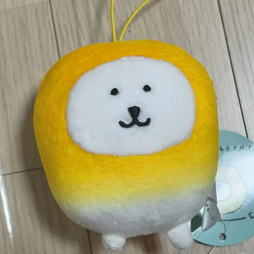 [BUNJANG] Nongdamgom Snack Time Series Corn Bear Plush Keychain / 농담곰 먹어볼까 시리즈 옥수수곰 인형 키링