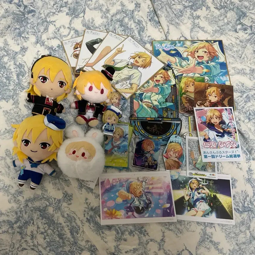 [BUNJANG] Ensemble Stars! Nazuna Nito Bundle Set Plush, Shikishi, Acrylic / 앙스타 니토나즈나 굿즈 일괄판매 처분 누이 중스타 색지 아크릴