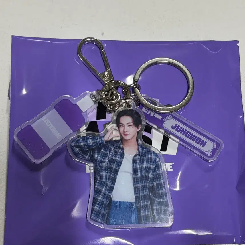 [BUNJANG] ENHYPEN Sunghoon Listerine Acrylic Keyring / 엔하이픈 리스테린 아크릴 키링 정원
