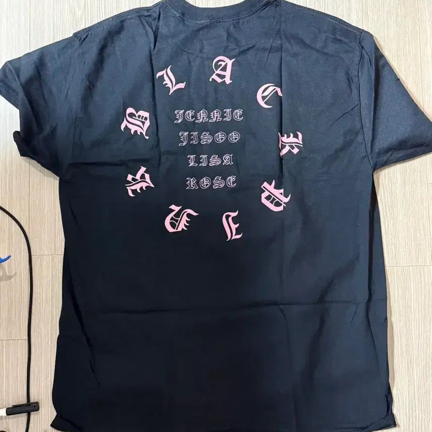 [BUNJANG] BLACKPINK Names Circle T-Shirt L / 블랙핑크 names circle 티셔츠 L