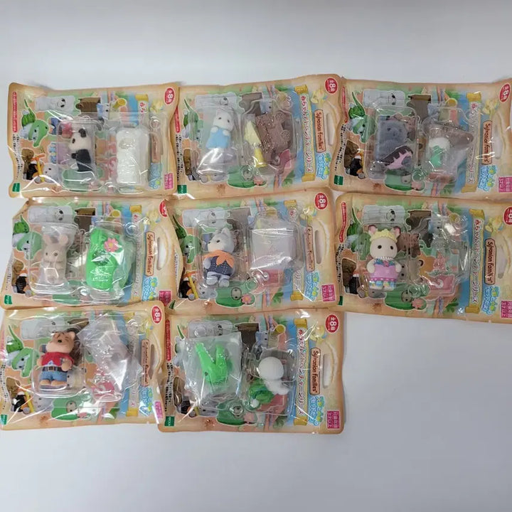 [BUNJANG] Sylvanian Families Baby Adventure Series Set of 8 / 8종1세트)실바니안 아기 어드벤처 호랑이 미라 악어 선인장