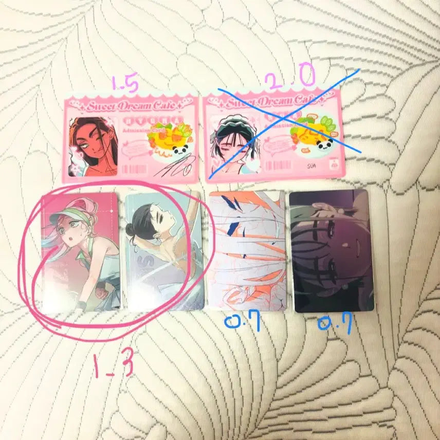 [BUNJANG] Sweet Dream Cafe Postcard Set / 스위트 드림 카페 굿즈 엽서