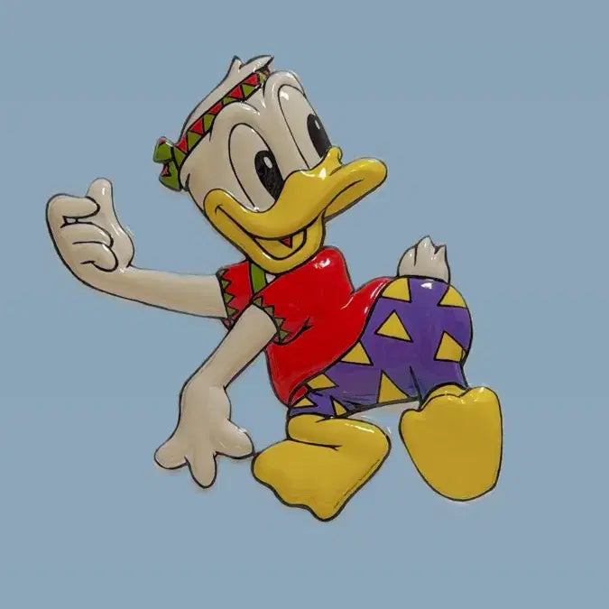 [BUNJANG] Disney Donald Duck Plastic Panel Wall Decor / 디즈니 도날드덕 플라스틱 판넬 벽꾸템