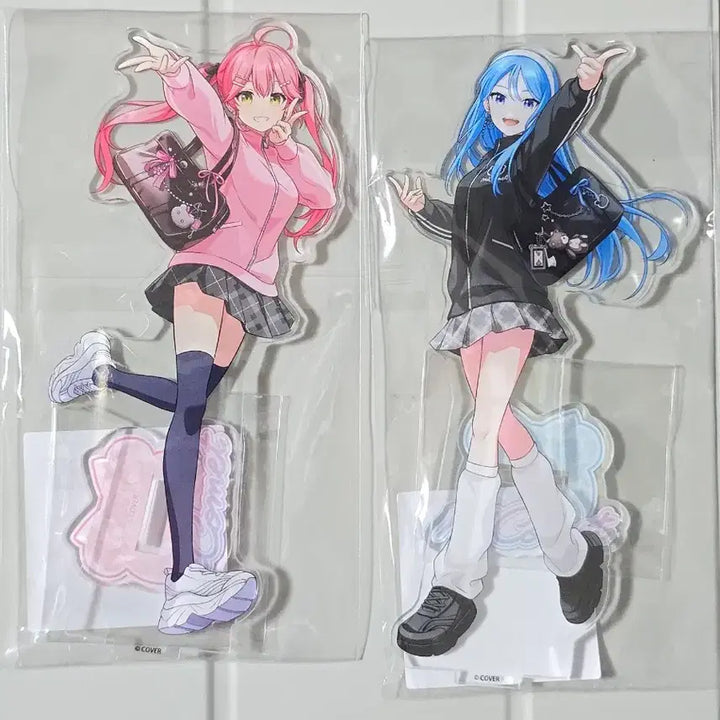 [BUNJANG] Hololive MikoMet Acrylic Stand Set: Hoshimachi Suisei, Sakura Miko / 홀로라이브 미코멧 조이사운드 아크릴 스탠드 호시마치 스이세이 사쿠라 미코