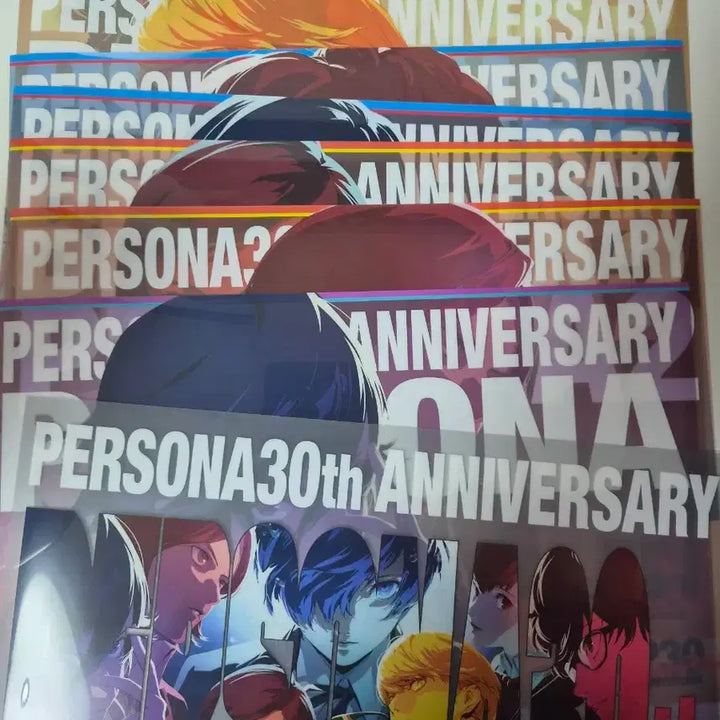 [BUNJANG] Persona 30th Anniversary A4 Clear Poster Full Set / 페르소나 30주년 a4 클리어 포스터 전종 세트