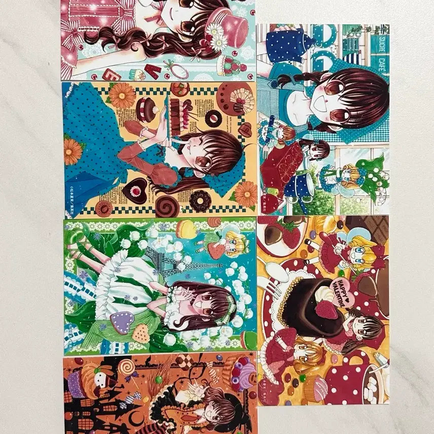 [BUNJANG] Dreaming Cake Princess Dreampa Bromide Postcard Set / (일괄) 꿈빛파티시엘 꿈파 엽서 브로마이드