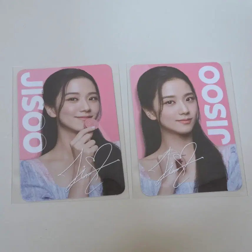 [BUNJANG] Blackpink Jisoo Oreo Special Edition Photocard 2-Card Bundle Set / 블랙핑크 지수 오레오 특전 포토카드 2장 일괄