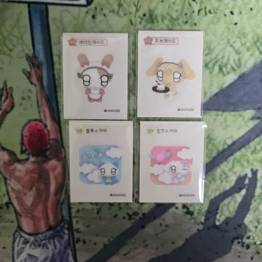 [BUNJANG] HooHooLee Sticker Collection / 후후이 띠부씰 판매...4번,5번,23번,26번,27번,32번,35번