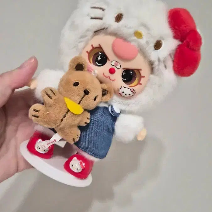 [BUNJANG] Babysleepy x Sanrio Genuine Hello Kitty Custom Plush Doll / 베이비쓰리 정품 산리오 키티 커스텀
