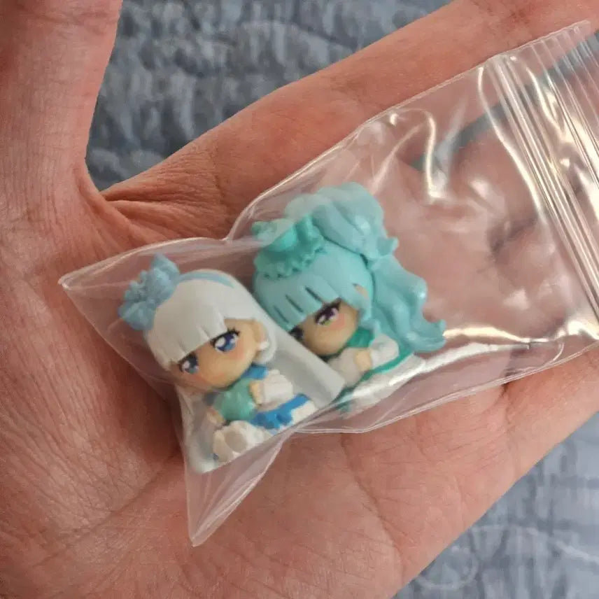 [BUNJANG] Bandai Wonderful Precure Cure Nyamie Cure Lilian Mini Figure (Unsealed) / [개봉품] 원더풀 프리큐어 큐어냐미 큐어릴리안 미니피규어