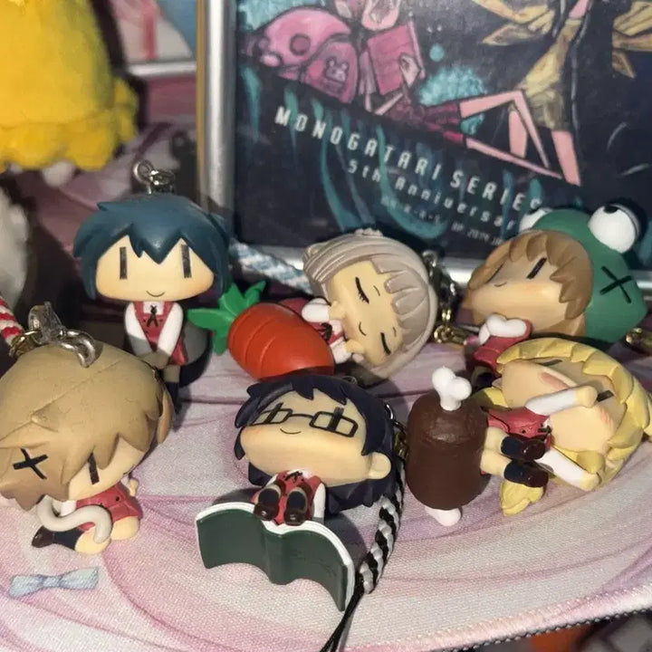 [BUNJANG] Hidamari Sketch Figure Strap Keychain / 히다마리스케치 피규어 스트랩 키링 / 마마마