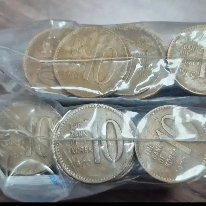[BUNJANG] 1970 10 Won Copper Coin Bundle / 1970년 10주화(적동화) 100개 40.000
