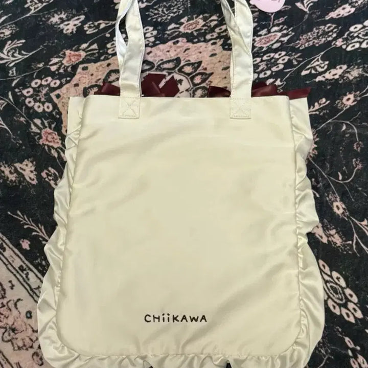[BUNJANG] Chikawa Ribbon Eco Bag / [먼작귀] 치이카와 리본 에코백