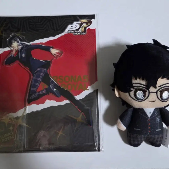 [BUNJANG] Persona 5 5th Anniversary Joker Figure &amp; Plush Set / 페르소나5 5주 페고 조커 주인공 굿즈 세트