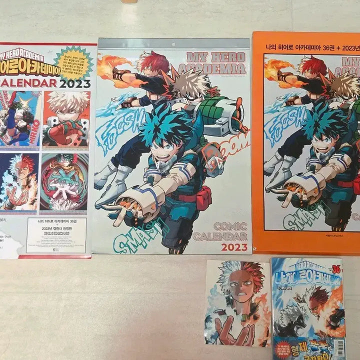 [BUNJANG] My Hero Academia Volume 36 + 2023 Limited Edition Calendar / 나의 히어로 아카데미아 36권 + 2023년 캘린더 한정판