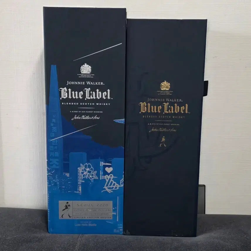 [BUNJANG] Johnnie Walker Blue Label Whisky Empty Bottles with Case / 조니워커 블루라벨 위스키 공병