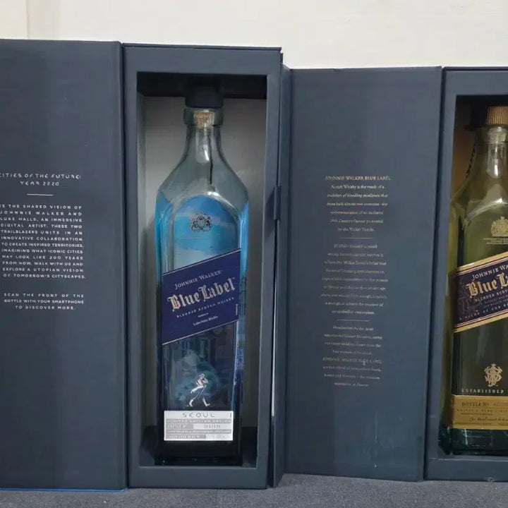 [BUNJANG] Johnnie Walker Blue Label Whisky Empty Bottles with Case / 조니워커 블루라벨 위스키 공병