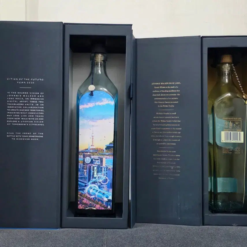 [BUNJANG] Johnnie Walker Blue Label Whisky Empty Bottles with Case / 조니워커 블루라벨 위스키 공병