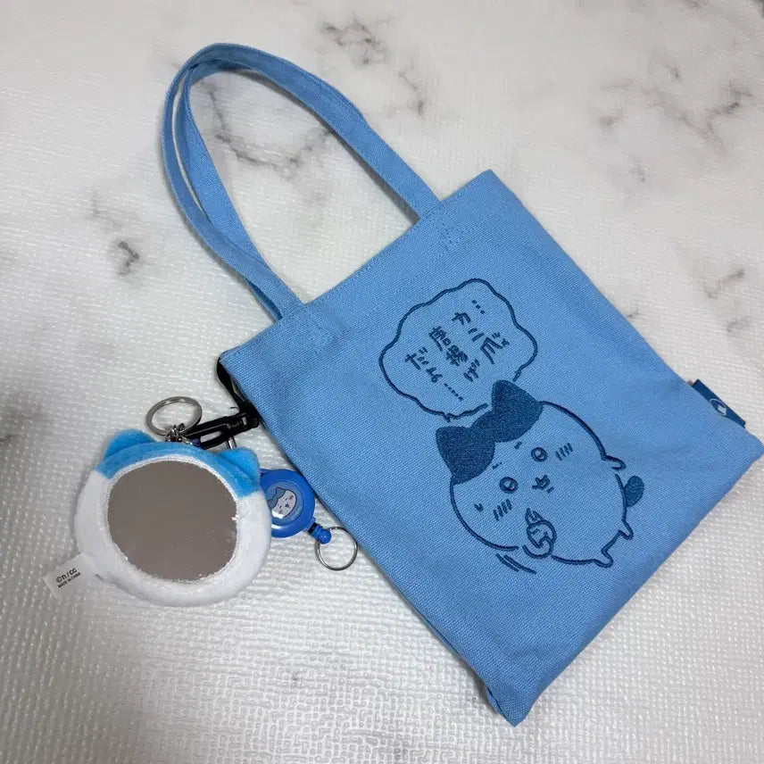 [BUNJANG] Official "Meant to be Yours" Hachiware Mini Eco Bag / 정품) 먼작귀 하치와레 미니 에코백