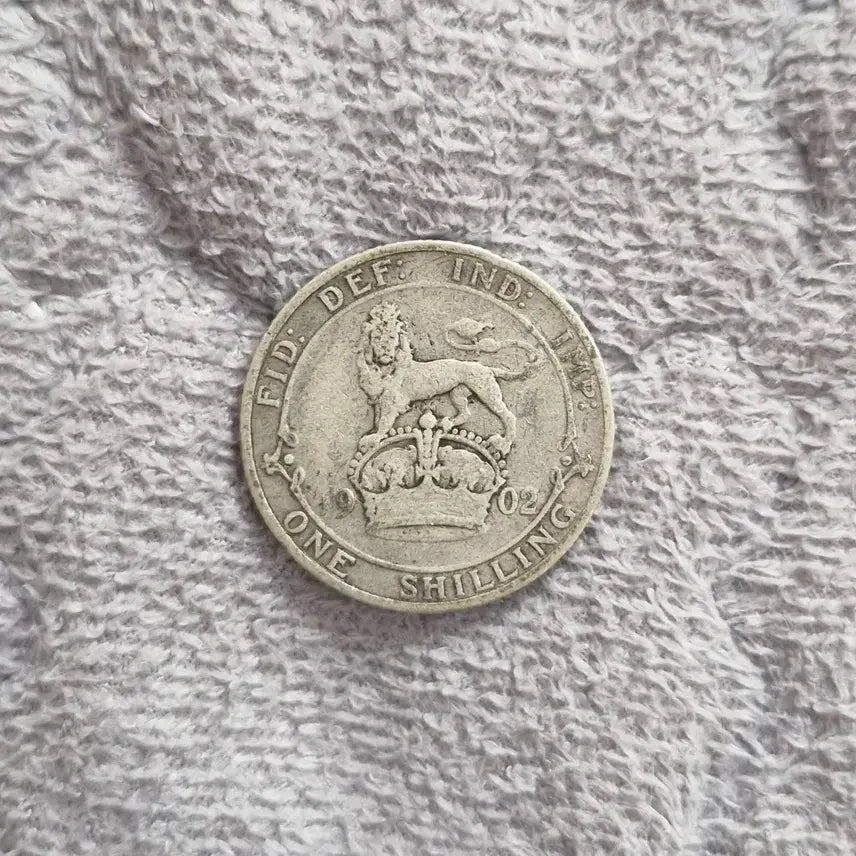 [BUNJANG] 1800s United Kingdom 1 Shilling Silver Coin / 1902 영국 1실링 은화