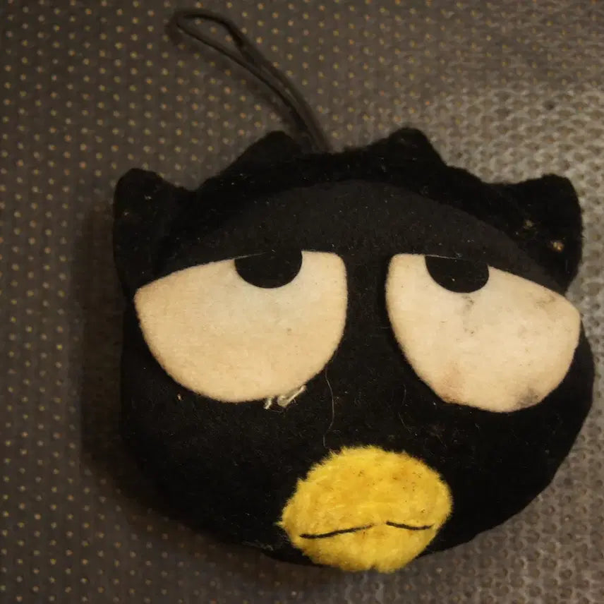 [BUNJANG] Sanrio Badtz-Maru Vintage Plush Doll / 산리오 배드바츠마루 고전 캐릭터 바츠마루인형 빈티지소품 배츠마루고전완구UU