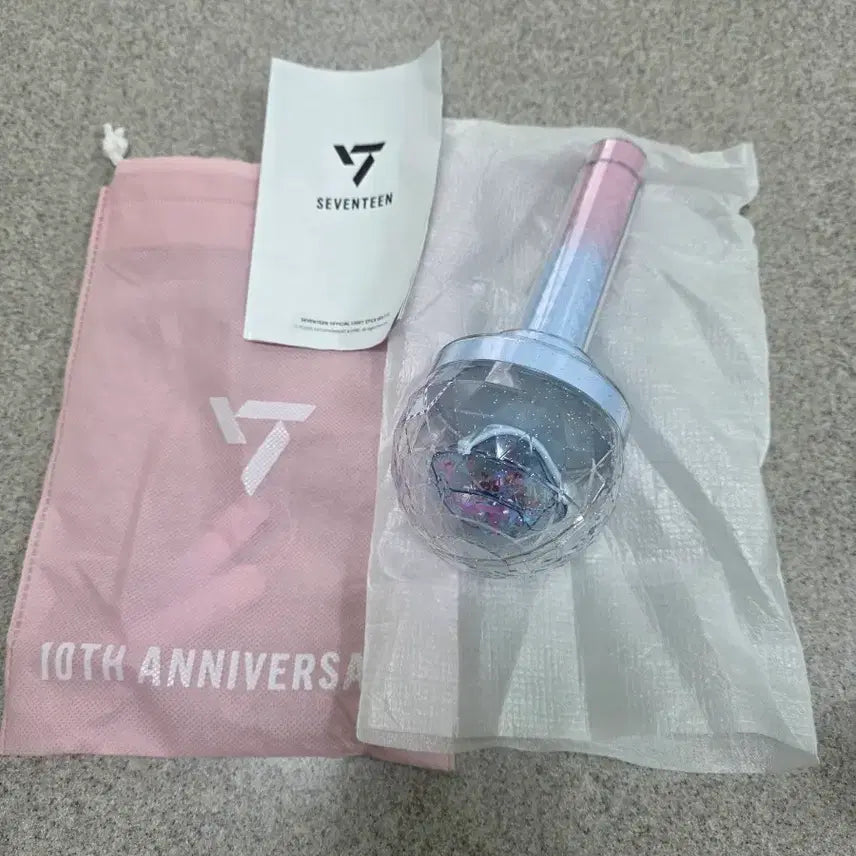 [BUNJANG] SEVENTEEN 10th Anniversary Official Light Stick (Carat Bong) / 세븐틴의 공식 10주년 기념 응원봉(캐럿봉)
