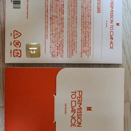 [BUNJANG] BTS Permission to Dance Mini Photocard / BTS 퍼미션투댄스 미니 포토카드