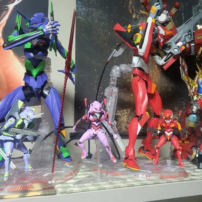 [BUNJANG] Diection Evangelion Unit-01 &amp; Unit-02, Platform Eva 3-Type Figure Set / 에반게리온 피규어 판매합니다