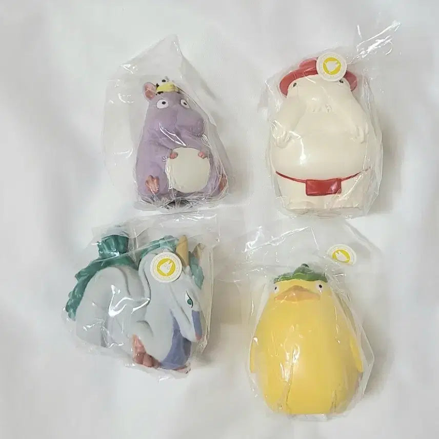 [BUNJANG] Studio Ghibli Finger Figurines Set (4 Pieces) / 지브리 손가락 피규어 4개