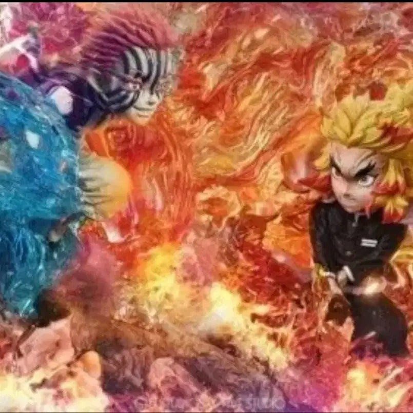 [BUNJANG] Demon Slayer Kyojuro Rengoku Flame Hashira Ver. Resin Figure / 귀멸의 칼날 g5 렌고쿠 쿄주로 염호 ver 레진 피규어