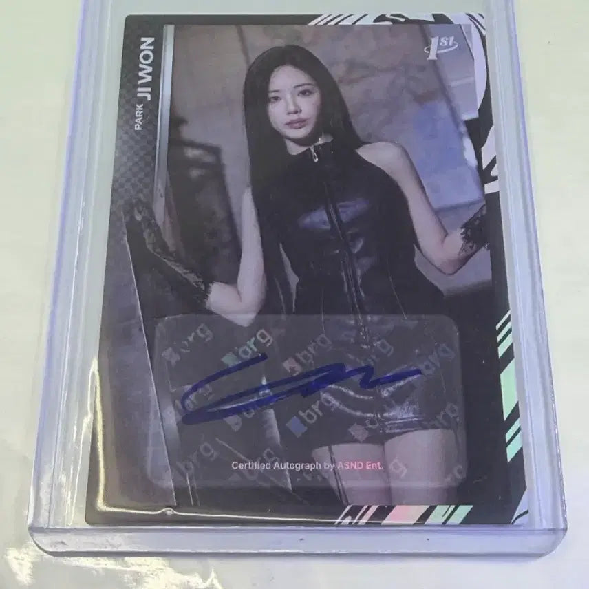 [BUNJANG] fromis_9 Park Ji-won Autographed Card / 테레카 프로미스나인 박지원 오토카드