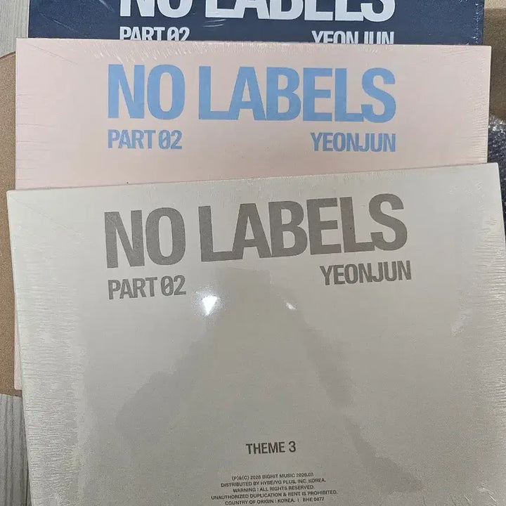 [BUNJANG] TXT Yeonjun No Labels Part 2 Set Sealed + Weverse Pre-order POB / 연준 no labels 파트2 세트 미개봉 + 위버스예판 특전 포함