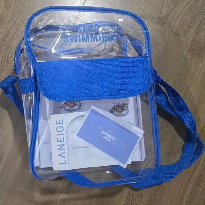 [BUNJANG] BTS Arirang World Tour Busan Concert Transparent Bag with Lirak / BTS 아리랑 월드투어 부산콘서트 기프트 핸드타월 엽서 마크팩 가방