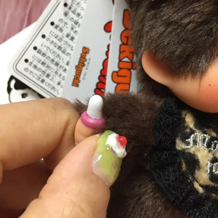 [BUNJANG] Jeu Di Monchhichi SS Size Keychain / 쥬에띠 몬치치 키링 키체인 SS 사이즈