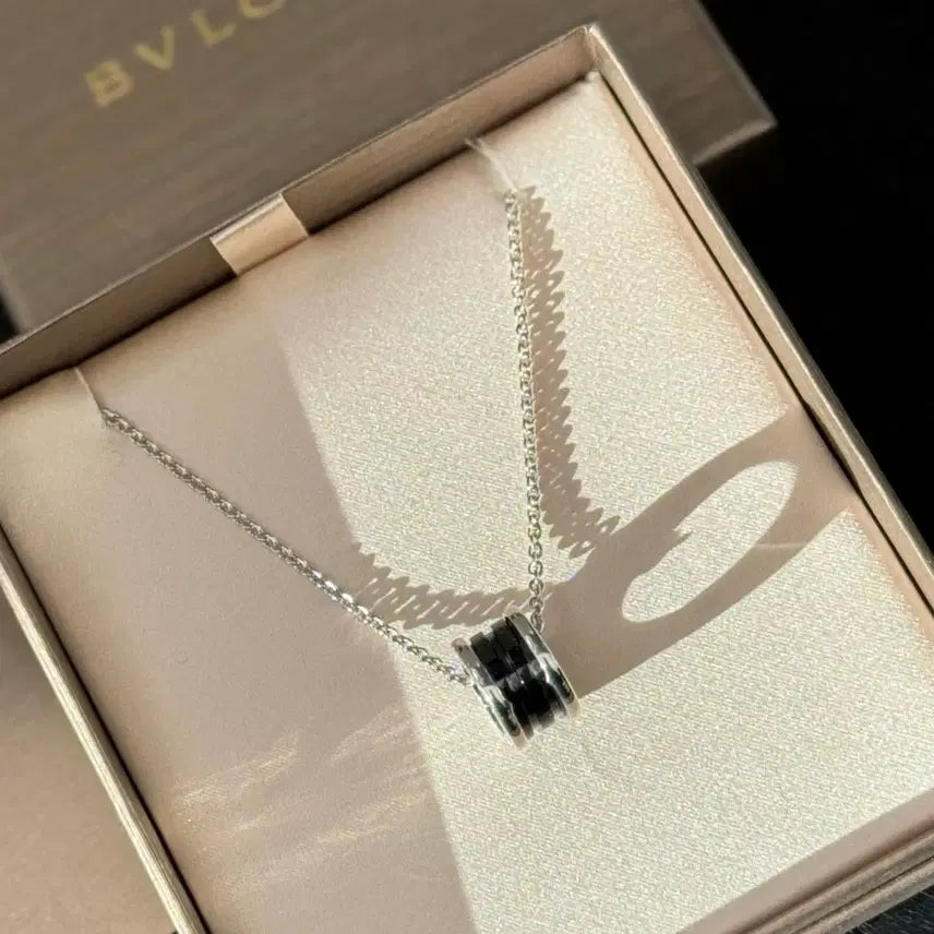 [BUNJANG] Bulgari Save the Children Sterling Silver Black Ceramic Necklace / 불가리 자선 목걸이세이브더칠드런 925 실버 블랙 세라믹
