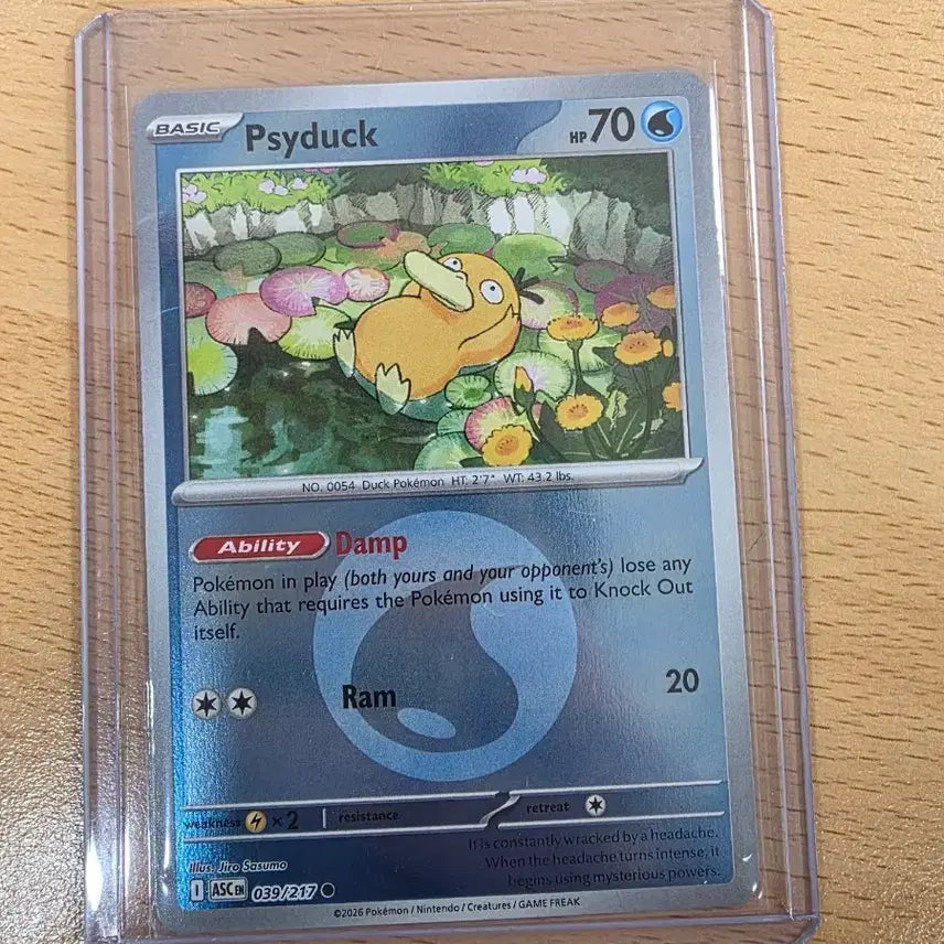 [BUNJANG] Pokemon TCG North American Golduck Water Energy Card / 포켓몬카드 북미(고라파덕 물에너지)