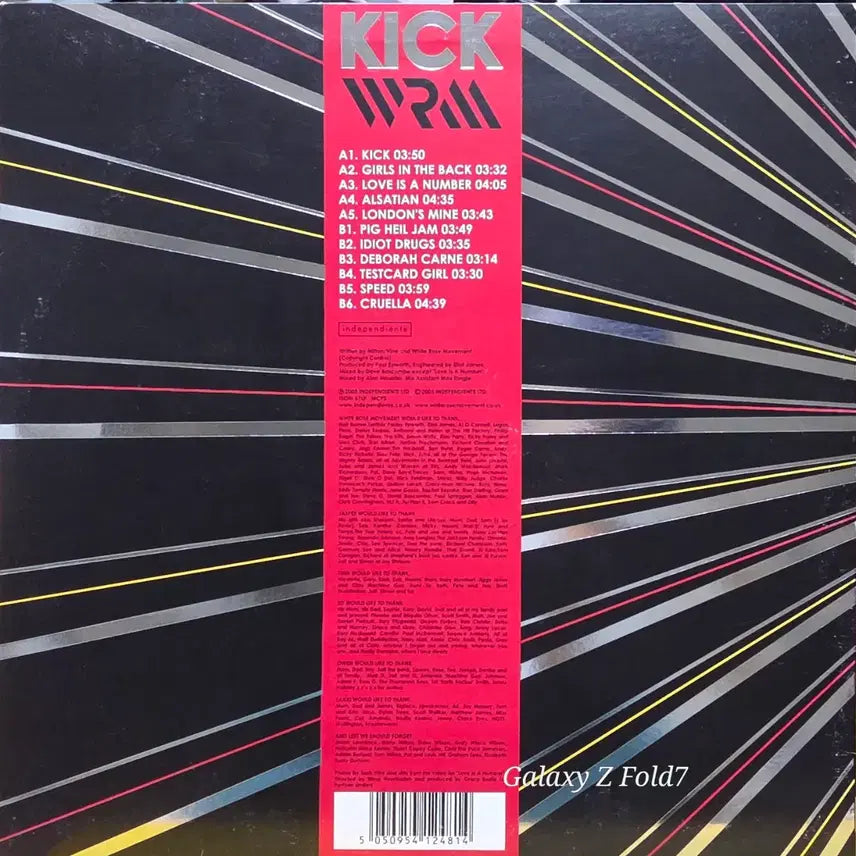 [BUNJANG] KICK RPM Album LP / BA-643. 화이트 로즈 무브먼트. KICK RPM 앨범