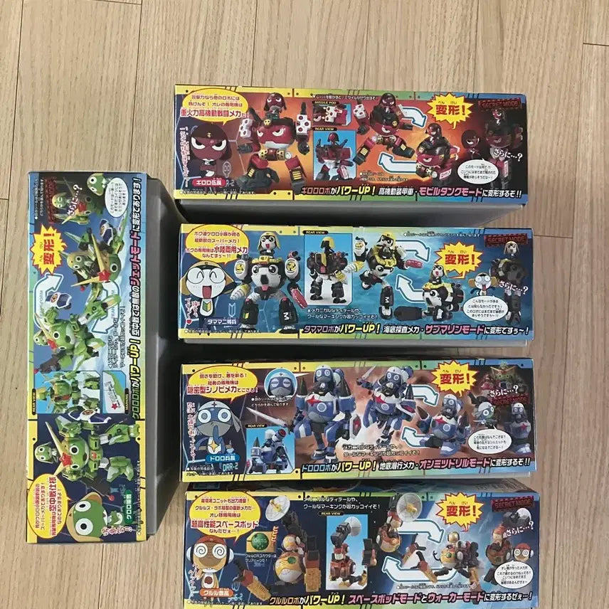 [BUNJANG] Bandai Sgt. Frog Plamodel MK2 5-Figure Set / 반다이 개구리중사 케로로 프라모델 MK2 5종 1세트
