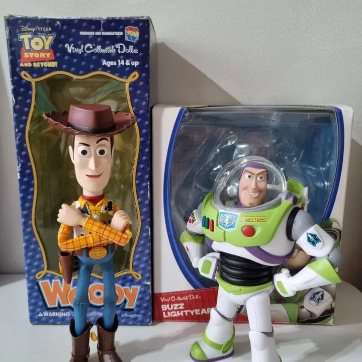 [BUNJANG] Medicom Toy Disney Pixar Toy Story Woody &amp; Buzz VCD Figure / 디즈니 픽사 토이스토리 우디, 버즈 VCD 피규어