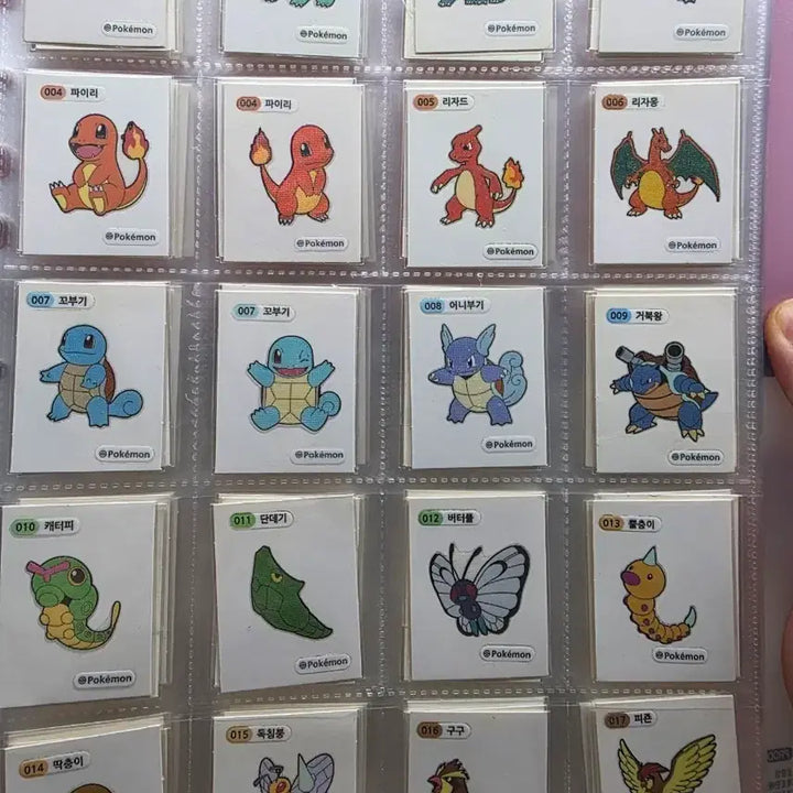 [BUNJANG] Pokemon Bread Stickers Gen 1 - 153 Types / 포켓몬 띠부씰 1세대 세자리 153종
