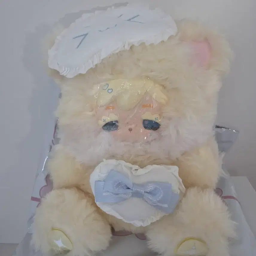 [BUNJANG] Baby Three Cocono 800% Yellow Doll with Heart Cushion / 베이비 쓰리 인형(코코노)