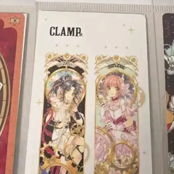 [BUNJANG] CLAMP Exhibition Card Cover Sticker Bundle Set (Illustrations: Asura, Sakura) / 클램프 전시 카드커버 스티커 일괄 판매(일러스트 아수라 사쿠라)