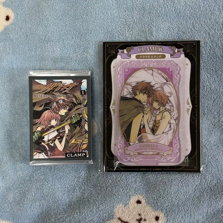 [BUNJANG] CLAMP x Tsubasa Chronicle Acrylic Stand &amp; Memo Set / 일본 클램프전 츠바사 아크릴 스탠드&amp;파타파타 메모