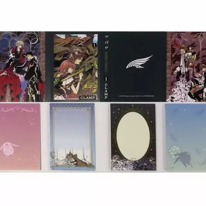 [BUNJANG] CLAMP x Tsubasa Chronicle Acrylic Stand &amp; Memo Set / 일본 클램프전 츠바사 아크릴 스탠드&amp;파타파타 메모