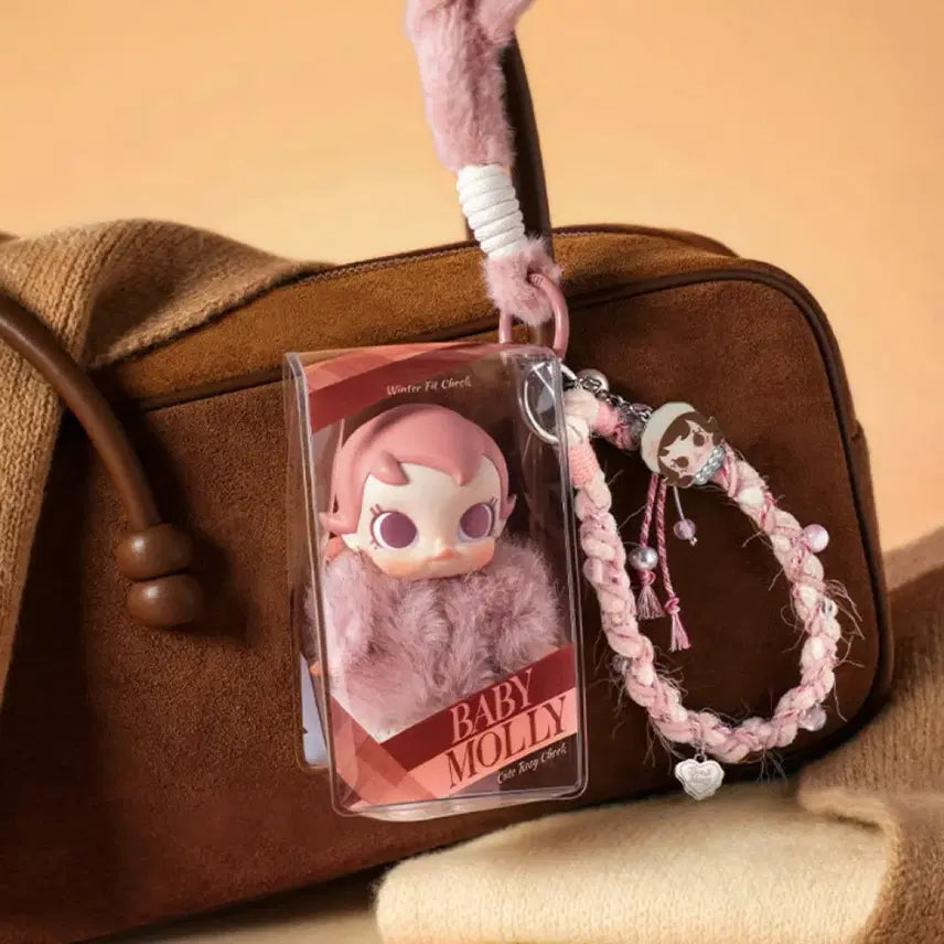 [BUNJANG] Baby Molly Winter Fit Check Series Rose Pink Cheeks / (정가이하) 베이비 몰리 윈터 핏 체크 시리즈 귀여운 장밋빛 볼